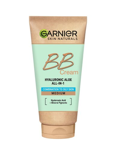 Garnier Skin Naturals BB dnevna krema za mešovitu do masnu kožu Medium 50 ml