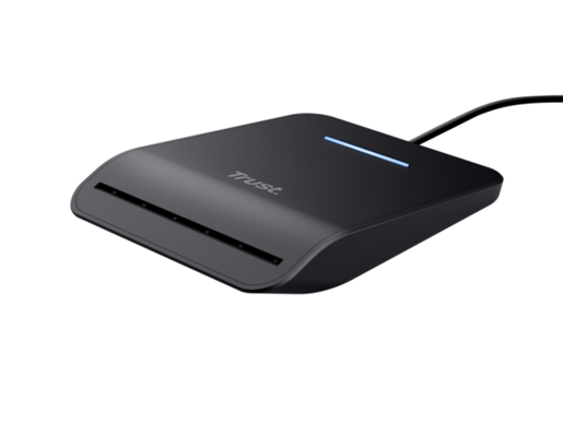 Citac kartica TRUST PRIMO USB-C DNI smart card reader/crna