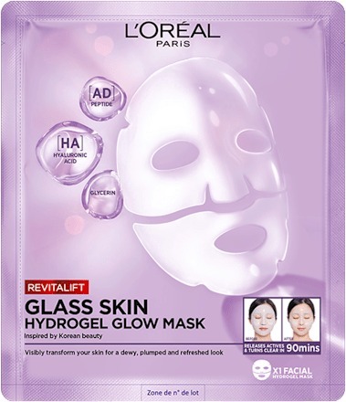 L'OREAL PARIS REVITALIFT FILLER GLASS SKIN HIDROGEL MASKA ZA BLISTAVU KOŽU