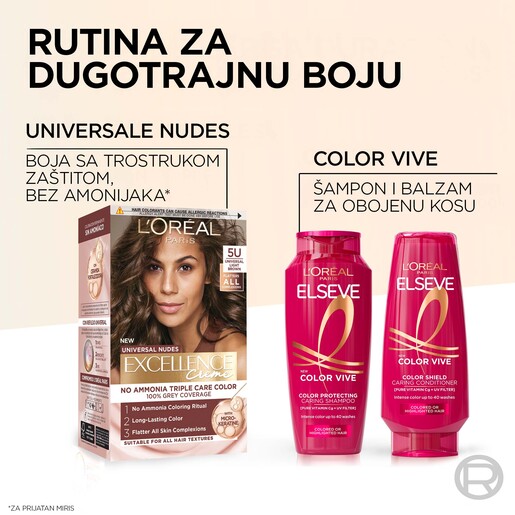 L'Oreal Paris Excellence Universal Nudes boja za kosu 6U