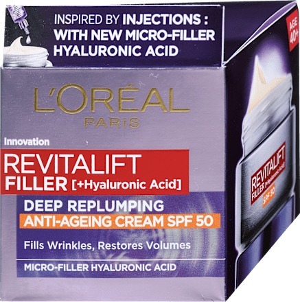 L'Oreal Paris Revitalift Filler SPF50 dnevna krema 50 ml