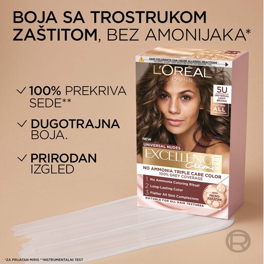 L'Oreal Paris Excellence Universal Nudes boja za kosu 2U