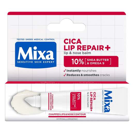MIXA CICA LIP REPAIR+  Balzam za negu usana i područja oko nosa 10ml