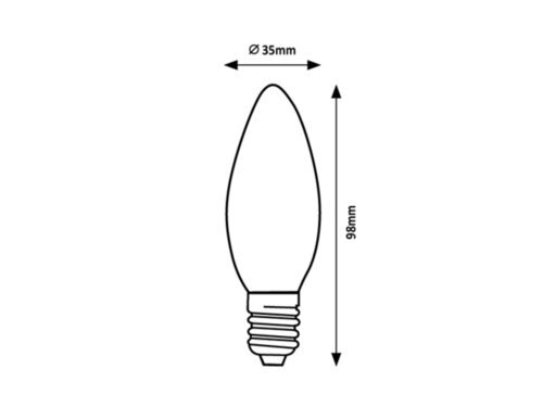 Rabalux LED vlakna Filament-LED 79126