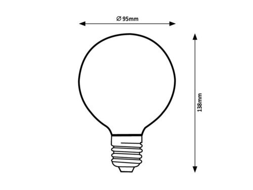 Rabalux LED vlakna Filament-LED 79153