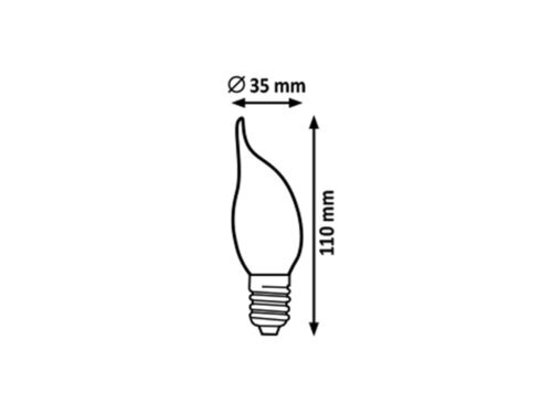 Rabalux LED vlakna Filament-LED 79145