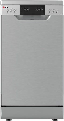 Vox mašina za pranje sudova LC S10 7618E, 10 kompleta, LED displej, siva