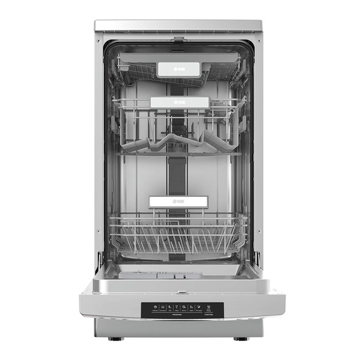 Vox mašina za pranje sudova LC S10 7618E, 10 kompleta, LED displej, siva