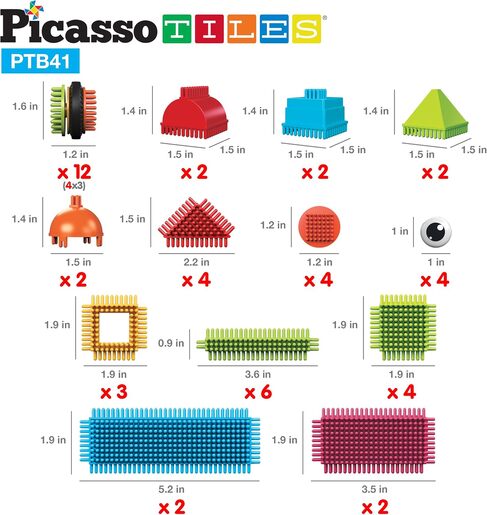 PICASSO TILES JEŽ SET 41 KOM