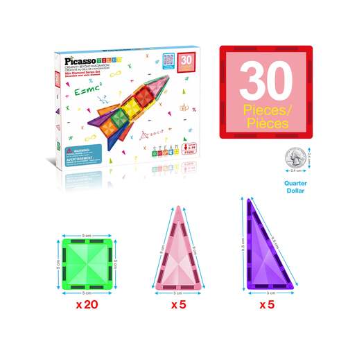 PICASSO TILES RAKETA MINI SET 30 KOM