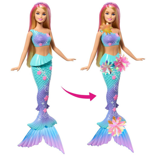 BARBIE MAGIČNA CVETNA SIRENA - PLAVUŠA