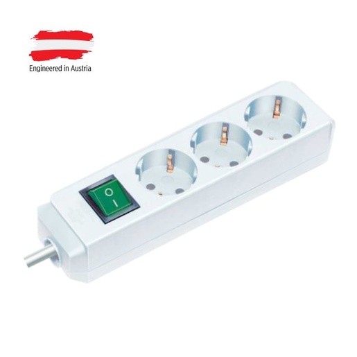 Razvodnik sa 3 mesta 5m 1.5mm2 + prekidač 1152920b
