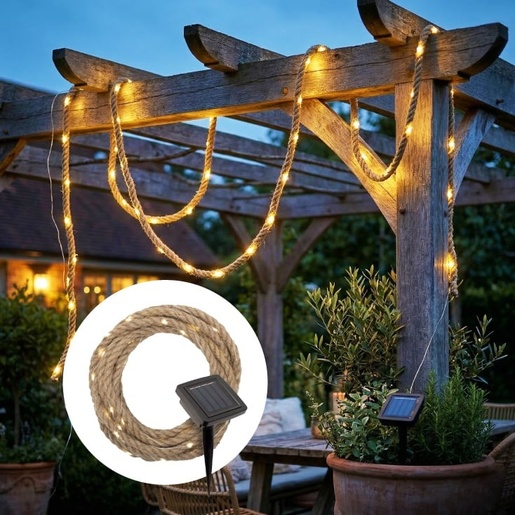 Solarni led niz konopac 5m 52 led Mxrope