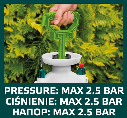 Prskalica pod pritiskom 5 L - VERTO - 15G505