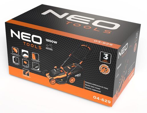 Električna kosačica za travu, 1800W – NEO - 04-629