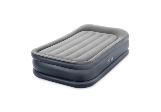 INTEX KREVET TWIN DELUXE PILLOW REST AIRBED W/ FIBER-TECH RP 64132ND
