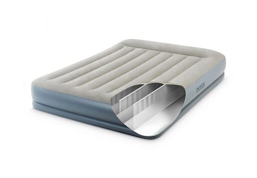INTEX KREVET QUEEN PILLOW REST MID-RISE AIRBED W/ FIBER-TECH RP 64118ND