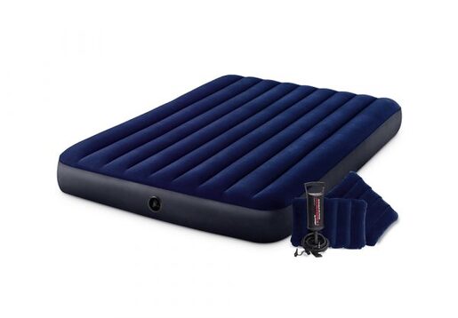 INTEX KREVET QUEEN DURA-BEAM CLASSIC DOWNY AIRBED W/ HAND PUMP 64765