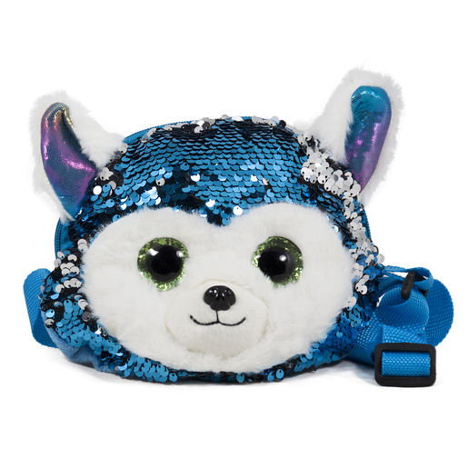 AMEK TOYS Plišana torbica Haski svetleci AM07059