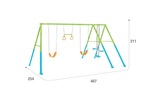 INTEX LJULJAŠKE SWING AND GLIDE 4-FEATURE SET 44130