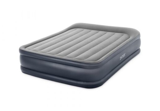 INTEX KREVET QUEEN DELUXE PILLOW REST AIRBED W/ FIBER-TECH RP 64136ND