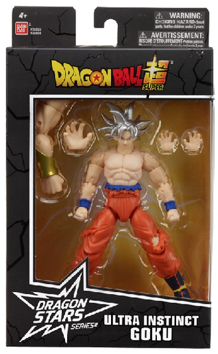 BANDAI DB Ultrainstinct Goku figura 17cm DB59943