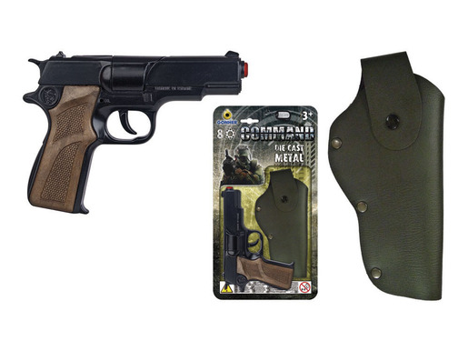 GONHER Policijski set blister(pištolj+futrola) 8 GN12561