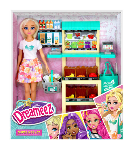 FUNVILL Dreameez Supermarket Set s lutkom FU11017