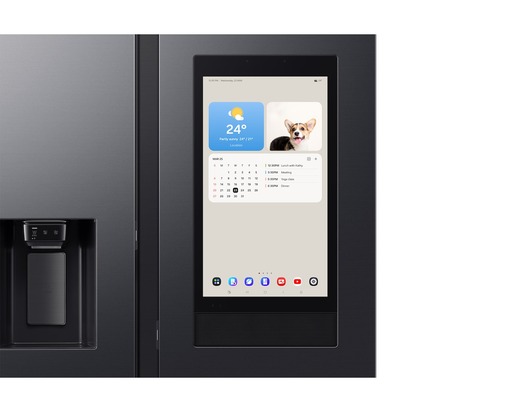 Samsung kombinovani frižider Side by Side RS90F66BEFEO, No Frost, 614 l, Visina 178 cm, crna