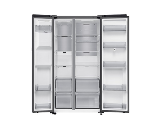 Samsung kombinovani frižider Side by Side RS90F66BEFEO, No Frost, 614 l, Visina 178 cm, crna