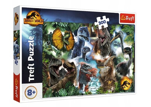TREF LINE Puzzle dinosaurusi-300 delova T23013