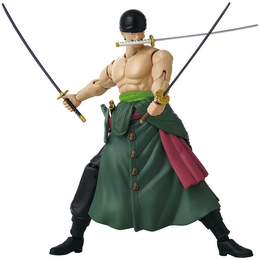 BANDAI One Piece Roronoa Zoro Three Sword figura OP70528