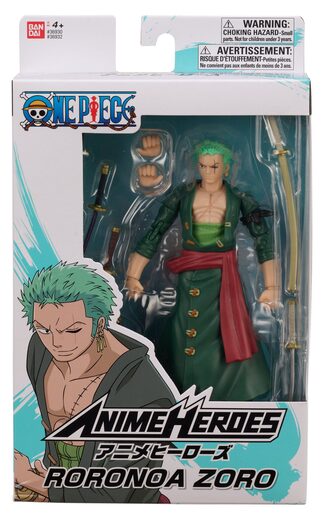 BANDAI One Piece Roronoa Zoro figura 17cm OP69324