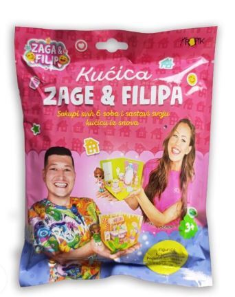 TROPIC Zaga i Filip kucica- displej 12 kom TO03831