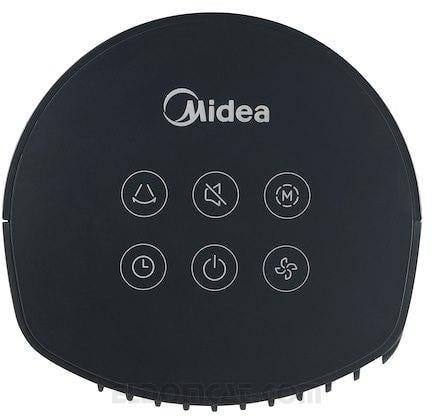 MIDEA Stubni ventilator MFZ382R0DK, 4 brzine, Oscilacija vazduha, Moderan toranj dizajn, Crni