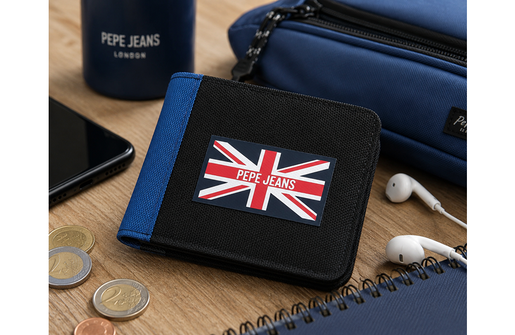 Pepe jeans henry muški novčanik - crna 61.582.22