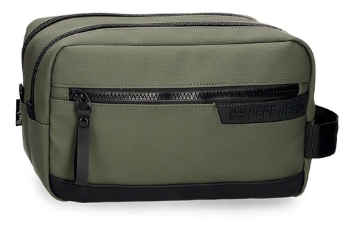 Pepe jeans dorking muški neseser sa 2 pregrade - khaki 74.644.42