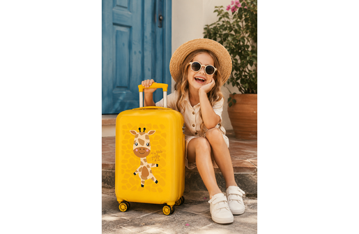 Roll road happy pets dečiji kofer 50 cm - žuta 49.913.45