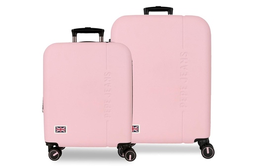 Pepe jeans aris set kofera 2/1 - powder pink 63.289.43