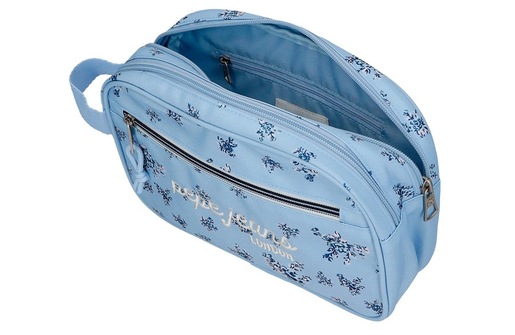 Pepe jeans olivia ženski neseser sa 2 pregrade - sky blue 60.844.42