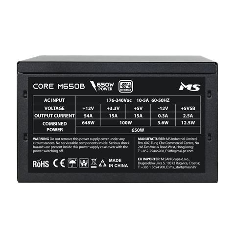 NAPAJANJE MS CORE M650B