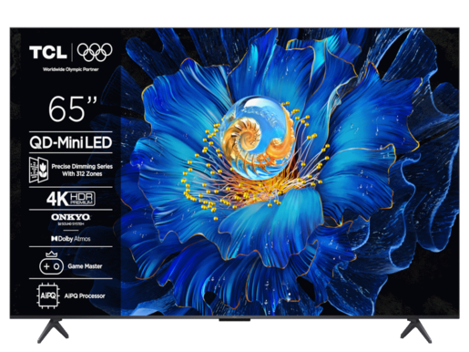 TCL QLED-Mini LED TV 65" 65C6KS, 4K UHD, 60Hz, Google TV
