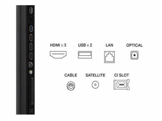 TCL QLED-Mini LED TV 65" 65C6KS, 4K UHD, 60Hz, Google TV