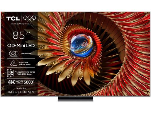 TCL QLED-Mini LED TV 85"85C8K, 4K UHD, 144Hz, Google TV