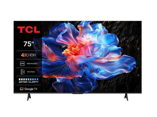 TCL D-LED TV 75" 75P6K, 4K UHD, 60Hz, Google TV