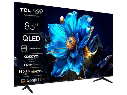 TCL QLED TV 85" 85P7K, 4K UHD, 60Hz, Google TV