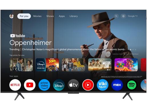 TCL QLED TV 55" 55P8K, 4K UHD, 144Hz, Google TV