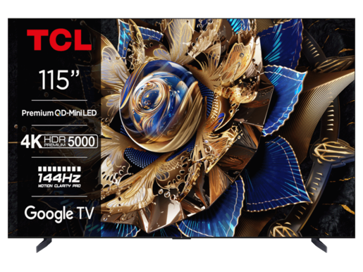 TCL Max QD Mini-LED TV 115", 4K Ultra HD, 144Hz, Google TV