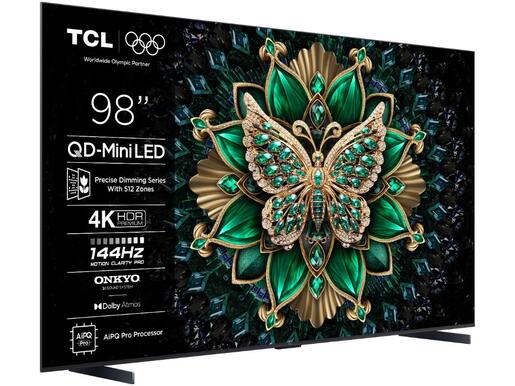 TCL QLED-Mini LED TV 98" 98C6K, 4K UHD, 144Hz, Google TV