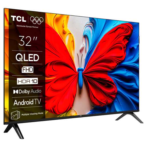 TCL QLED TV 32" 32S5K, FullHD, 60Hz, Android TV